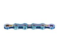 KMC Chaîne de vélo 12 vitesses, cirée, 126 maillons, compatible Shimano, avec li