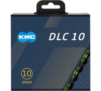 KMC chaîne de vélo DLC10, 10-fach, 116 maillons , noir vert