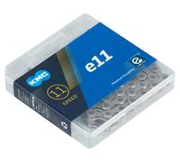 Kmc E11 E-bike Chain Argenté 122 Links Silver