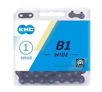 KMC Chaîne vélo B1 Large Unisexe 1V Noir 1/2" x 1/8" 112 maillons