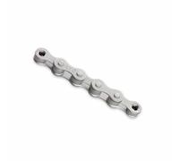 KMC 12nr DLC Black S1 Wide RB Chaîne 1/2" x 1/8", 112 maillons, Argent Unisexe-Adulte