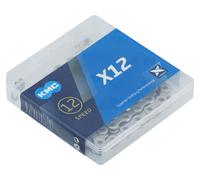 KMC Chain, X12, Silver, 126 Links, Box