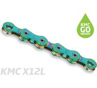 KMC Chaîne X12L cirée 12 vitesses vert