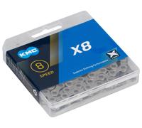 KMC Chaîne X8 6/7/8 vitesses gris 8 fach