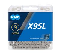 KMC Chaîne X9sl Unisexe 114 Link Argenté.