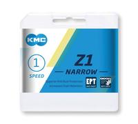 KMC chaîne Z1 étroite 1/2 x 3/32 pouce 112S vitesse simple argent