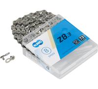 Kmc chaine de velo z8 argent gris 114 maillons