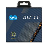 KMC DLC 11 Chaîne Unisexe Noir/Orange 1/2" x 11/128"