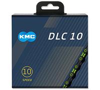 KMC DLC Chaîne 10 Vitesses Noir/Vert 116 maillons
