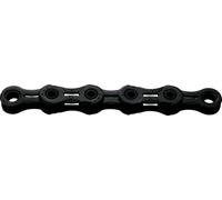 Kmc Dlc 11 Waxed Chain Argenté 118 Links / 11s Black