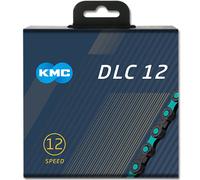 KMC DLC12 12 Speed Chain, Black/Celeste, 126 Link