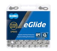 KMC eGlide EPT 9, 10 et 11 vitesses, argent foncé, 132 maillons