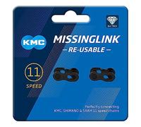 KMC Attaches rapides MissingLink CL555R DLC 11v Noir – Lot de 2