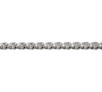 KMC HL1 Wide Silver Chaîne de vélo 1 fois 100 maillons 1/2" x 1/8" Vitesse de moyeu singlespeed Half Link Chaîne de vélo à demi-maillons