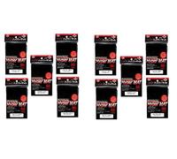KMC Hyper Matte Sleeves Black ×10 Sets (10 Packs/total 800 Sheets) (Japan Import)