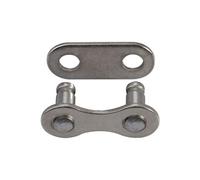 KMC interrupteur de connexion Snap-on étroit 3/32 acier argent 2 pièces