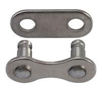 KMC interrupteur de connexion Snap-on étroit 3/32 acier argent 2 pièces Argent G