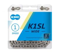 KMC K1sl Chaîne Large 1/8 - 100 Link Argent