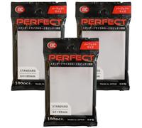 KMC Lot de 100 pochettes souples de taille parfaite pour cartes - 300 pochettes au total