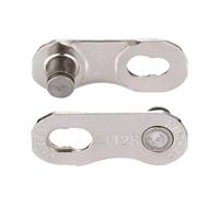 KMC Missing Link Lot de 2 maillons de verrouillage de chaîne plats réutilisables pour SRAM AXS & T-Type, argent
