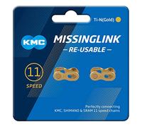 KMC Attache rapide chaîne 11 R (X2) Or Taille unique