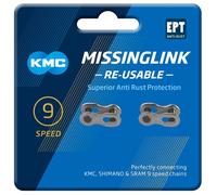 KMC Missing Links X9sl Joining Mixte 2 Pairs Silver