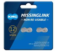 KMC Missing Links 12nr Silver Liens manquants Mixte, Argent, XS