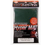 KMC Standard Sleeves (80 Sleeves, Hyper Mat Green)