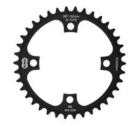 Kmc Wide Chainring Argenté 38t Black