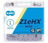 KMC Z1ehx Chaîne Large, Mixte, BZ1EWEP12, Gris, 1/2" x 1/8"