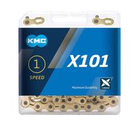 KMC X101 Chaîne Mixte 112 Link Ti-Ni Gold.