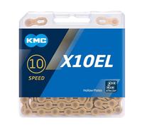 KMC X10el Chain, Catena Unisex Adulto, Gold, 1/2" x 11/128"