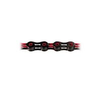 KMC X10SL DLC Chaîne 10 vitesses 1/2 x 11/128 Noir/Rouge