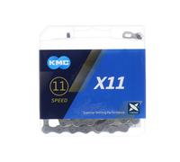 KMC X11 118 Gl. 11-Fach grey Chaîne Taille unique Argent