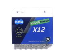 KMC X12 Waxed 126 Gl. 12-Fach Chaîne Taille unique Argent