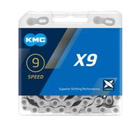 KMC X9 Chain Unisexe, Mixte 114 Link Argent