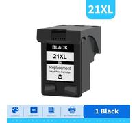 KMCYinks cartouche d'encre Compatible pour HP 21XL 22XL 21 22 XL remplacement pour HP21 Deskjet F2180 F2280 F4180 F2200 F380 imprimante-1 pièce Noir