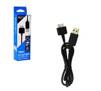 Kmd Câble De Chargement Recharge 1m Noir Pour Console De Jeux Sony Ps Vita 1000 [Non Compatible Avec Psvita 2000]