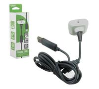 KMD Câble de Chargement Recharge Chargeur USB 1 82m Pour Manette Pad Joystick Microsoft Xbox 360 Xbox360 Blanc
