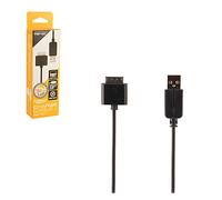 Kmd Câble Usb 2-En-1 Transfert De Données & Chargement 1m Pour Playstation Portable Psp Go, Noir