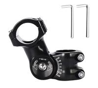 KMDZDZGS Rehausseur de guidon de vélo - 25,4 mm - En aluminium - Réglable ± 60 ° - Pour VTT, BMX, vélo de route, VTT (31,8 x 85 mm)