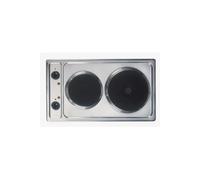 KME 13135 E - Table de cuisson électrique - 2 plaques de cuisson - Niche - largeur : 27 cm - profondeur : 49 cm - acier inoxydable
