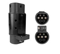 KMERATUZN EVs Chargers Adapter 7KW/22KW Fast Charging Converter GB/T to IEC 62196 Connector for Type2 Cars(1P 7KW)