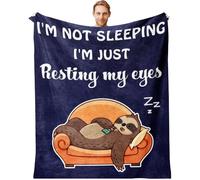 KMFASVX Cadeaux Homme,Cadeau Anniversaire Papa, Cadeau pour Papa Plaid Couverture, Cadeau Mari Son Papa Grand Pere Papy Oncle Petit Ami, Cadeau Humour Homme Noël/Saint Valentin Couverture100X130