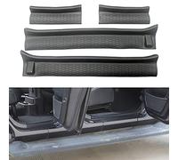 KMFCDAE Protection de seuil de Porte en Caoutchouc Souple Noir pour Jeep Wrangler JL JLU Gladiator JT 4 Portes 2018 2019 2020 2021