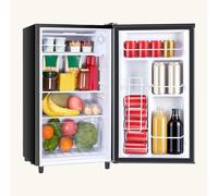 KMFurnila Mini Réfrigérateur Congélateur, Mini Réfrigérateur 10 cm, Petit Réfrigérateur à Boissons avec Thermostat Réglable, pour Chambre, Bureau, Chambre, Chambre à Coucher, Simple Porte