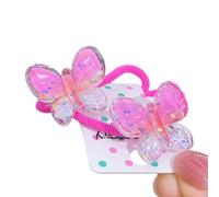 KMGDM 1 paire de serre-tête papillon couleur bonbon pour enfants, bandeau élastique pour queue de cheval, accessoires pour cheveux de petite fille