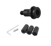 KMGDM Adaptateur fileté en aluminium pour levier de vitesse manuel avec 3 inserts de taille et support de coffre. Adaptateur fileté
