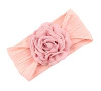 KMGDM Bandeau doux et confortable pour bébé à motif floral pour protéger la fontanelle confortable en tissu extensible