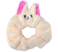 KMGDM Bandeau élastique en tissu pour cheveux Motif lapins Couleurs unies Pour différents types de cheveux